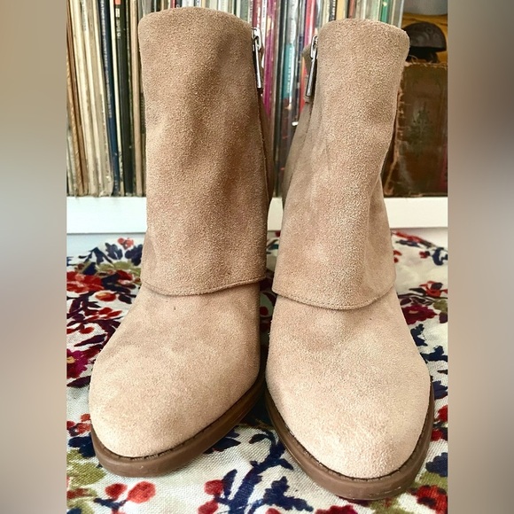 Jessica Simpson Cassley Tan Suede Booties – Size 7M / 37 - Picture 5 of 16